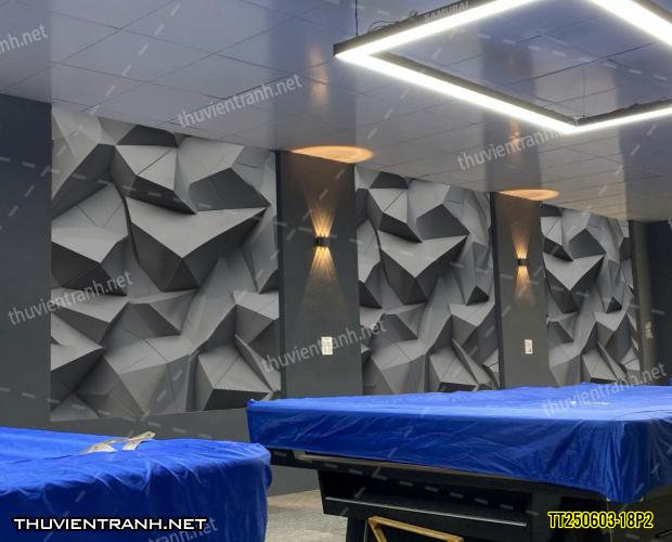 Tranh dán tường 3D trừu tượng- -TT250603-18P2 - Tranh tường chất lượng cao